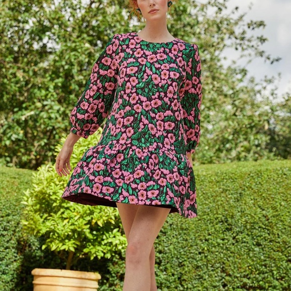 🩷 Gorman Wild Roses Jacquard Dress 🩷 - Picture 6 of 6